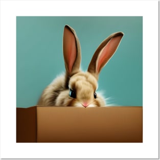 Bunny in a Box Posters and Art